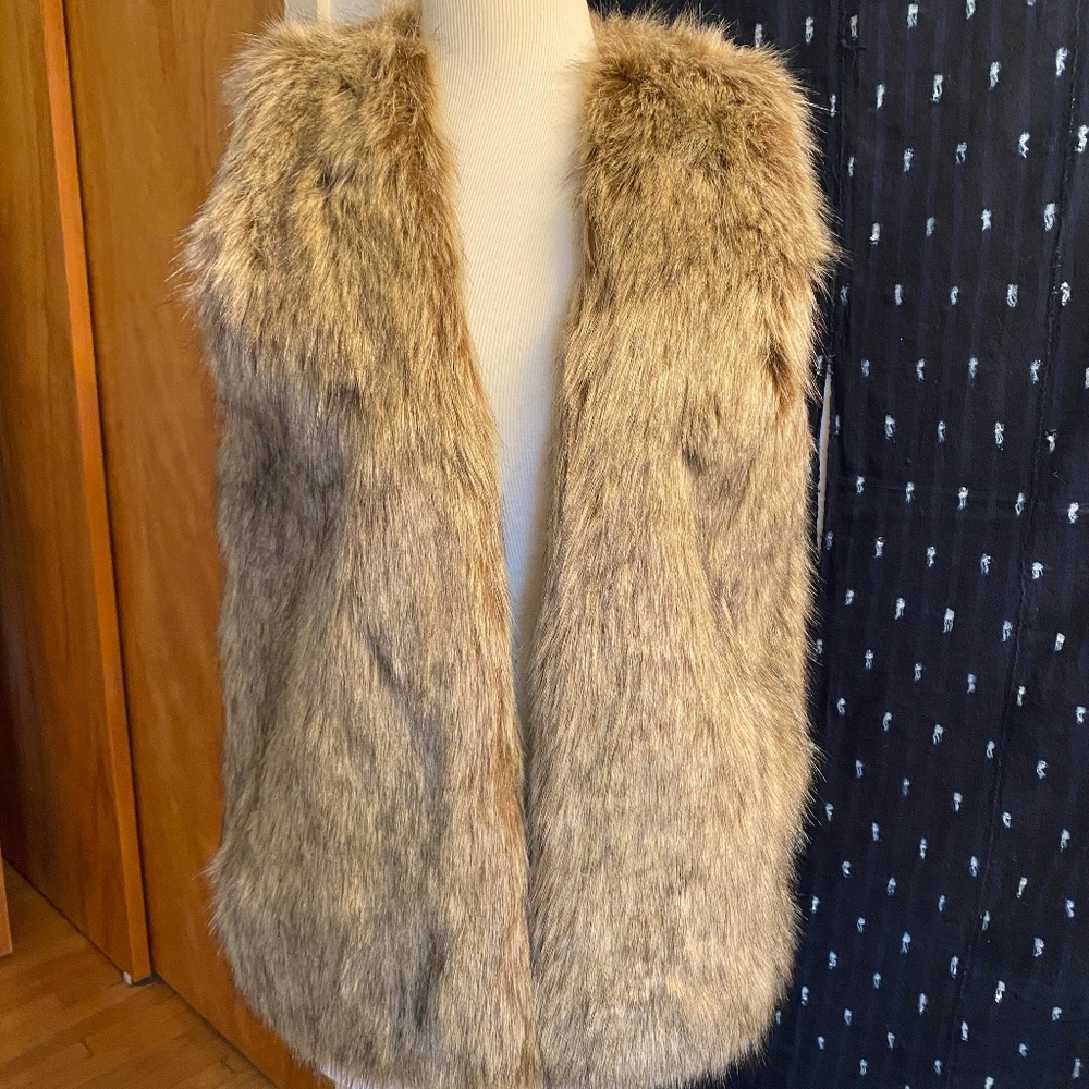 NWT Sole Society Faux Fur Vest